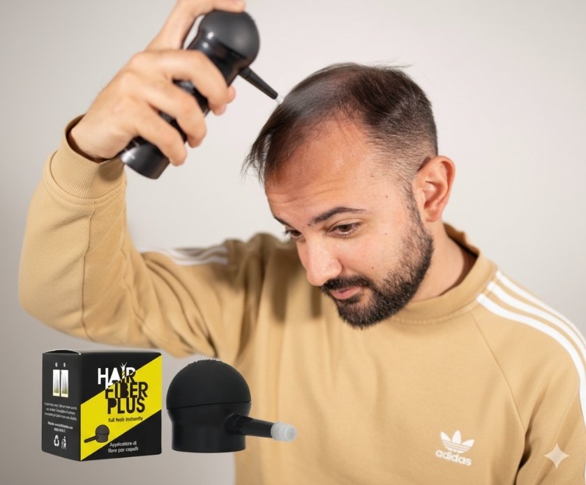 Spray con fibre per capelli: come funziona e quando usarlo