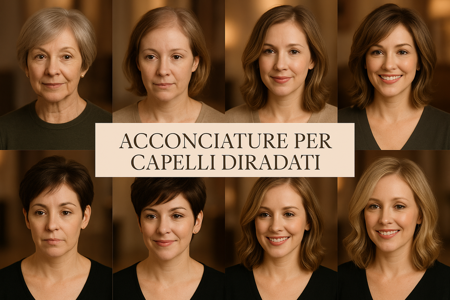 Acconciature per donne con capelli diradati: idee e soluzioni