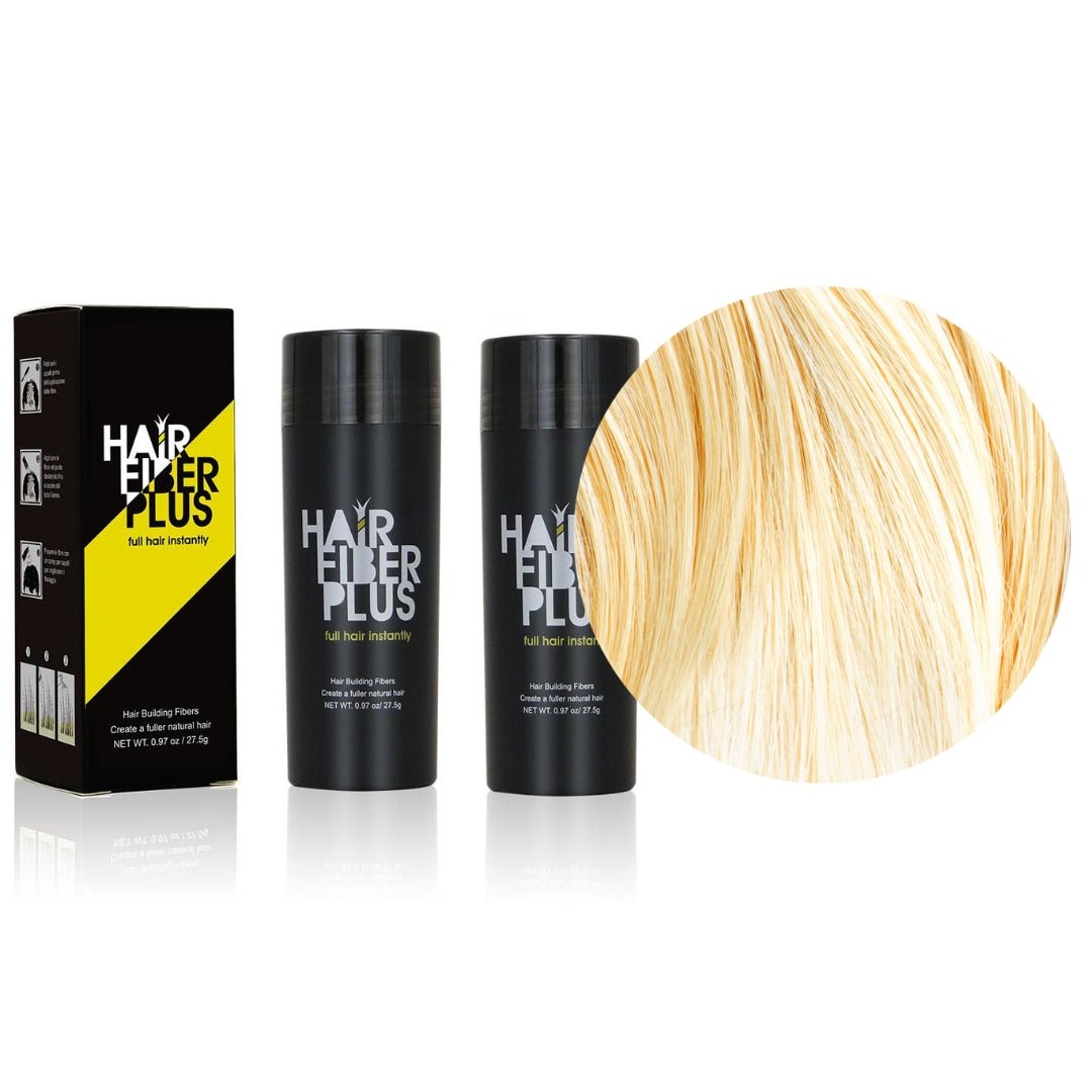 2 Fibre copri Calvizie da 27.5gr | Biondo Chiaro - HairFiberPlus