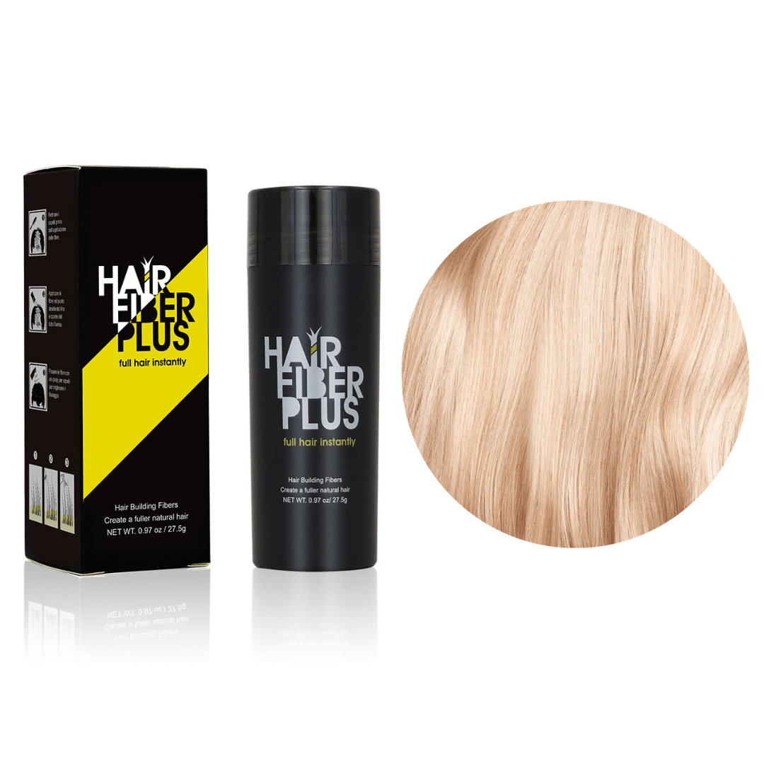 Fibre copri Calvizie da 27.5gr | Biondo Medio | 60 Giorni di applicazioni - HairFiberPlus