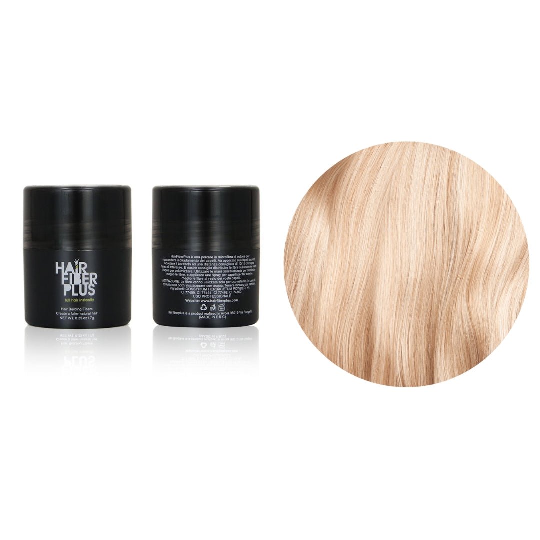 Fibre copri Calvizie da 7gr | Biondo Medio | 15 Giorni Applicazione - HairFiberPlus