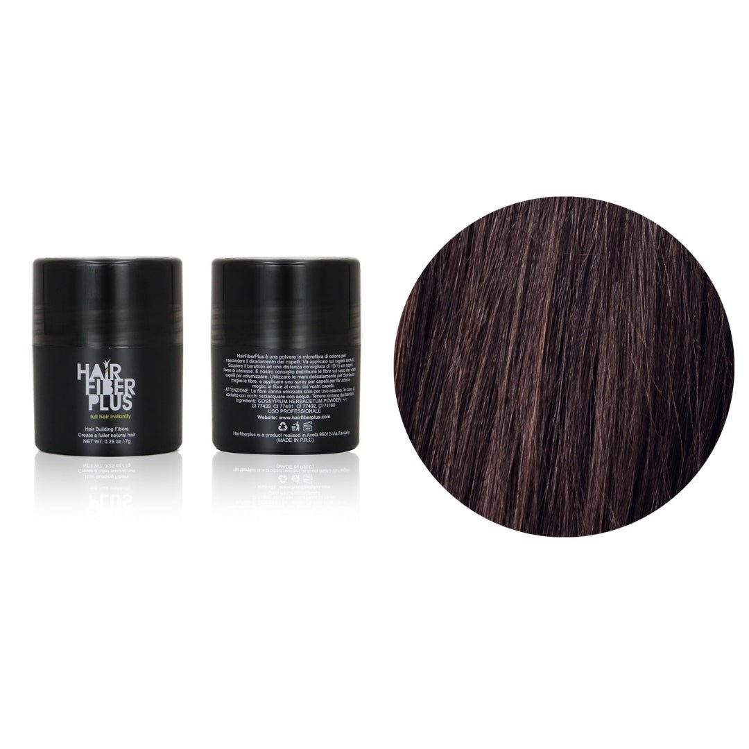 Fibre copri Calvizie da 7gr  | Castano Scuro | 15 Giorni Applicazione - HairFiberPlus