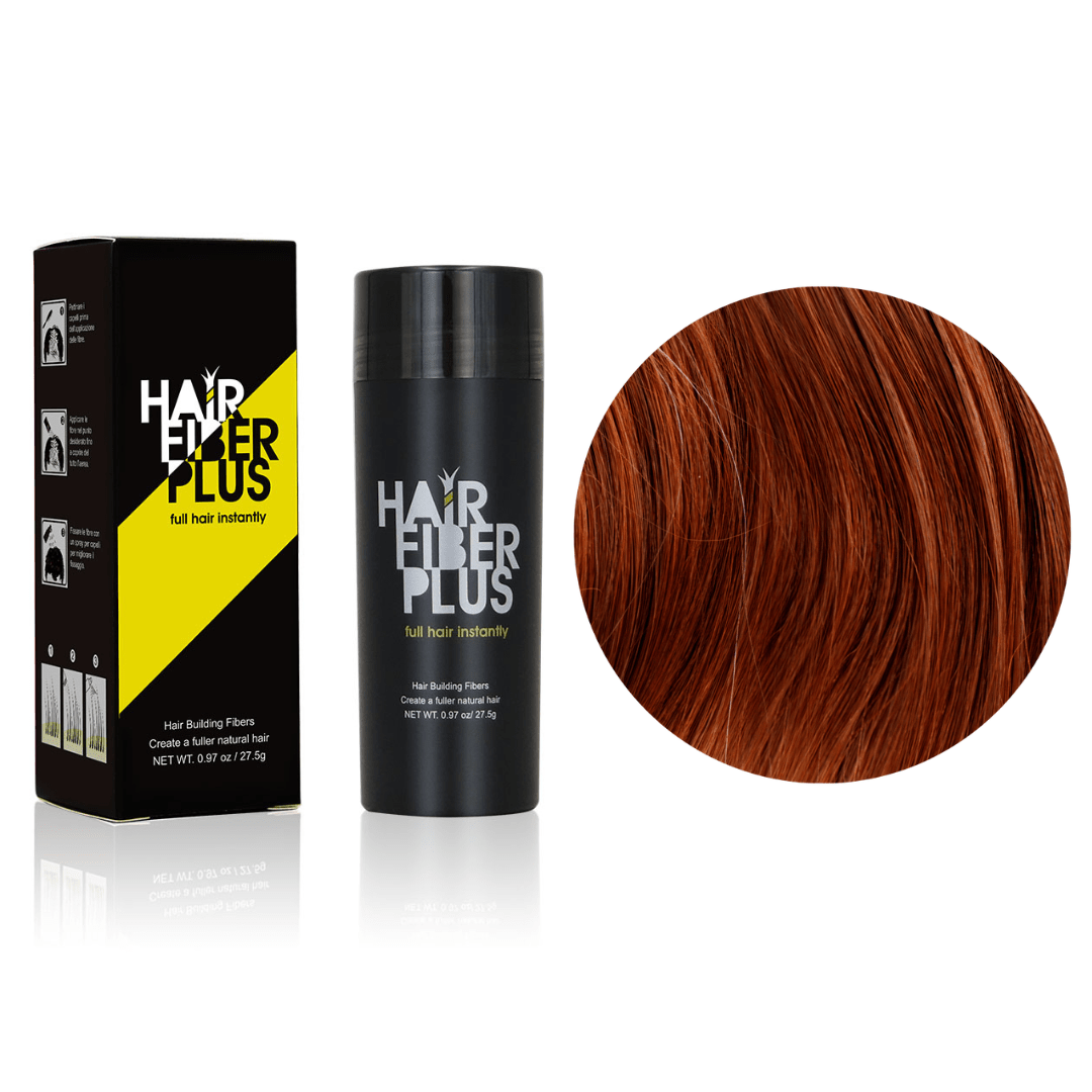Fibre copri Calvizie da 27.5gr | Castano Dorato | 60 Giorni di applicazioni - HairFiberPlus