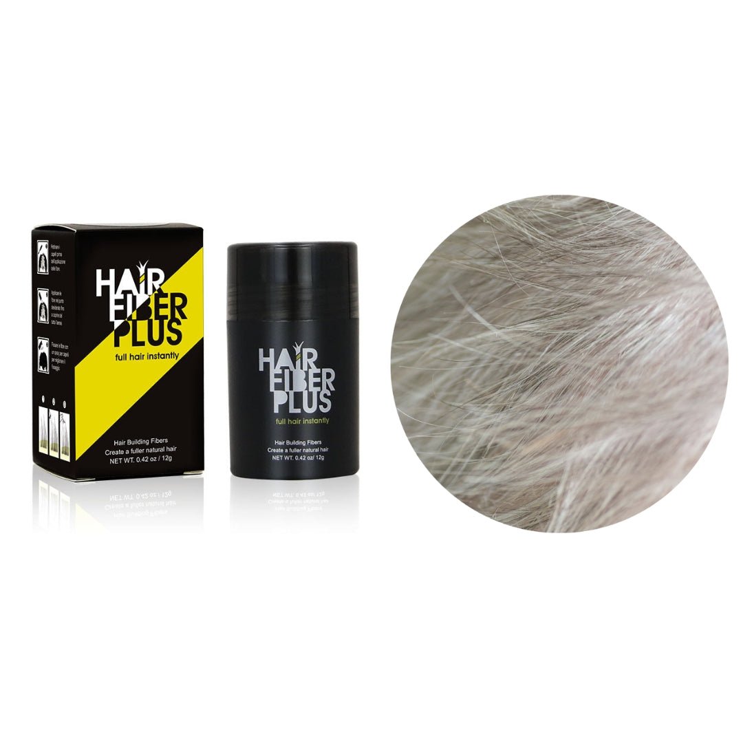 Fibre copri Calvizie da 12gr | Grigio | 30 Giorni di applicazioni - HairFiberPlus