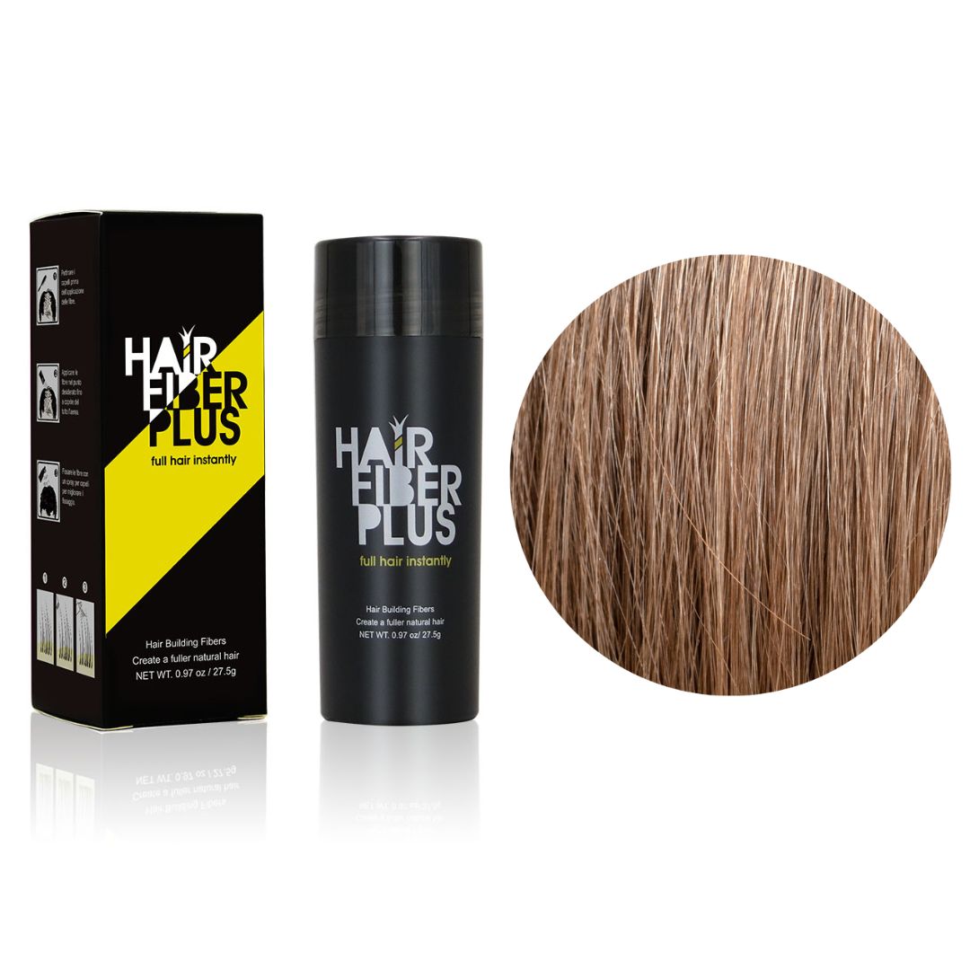 Baldness cover fibers 27.5gr | Light Brown | 60 Days of Applications