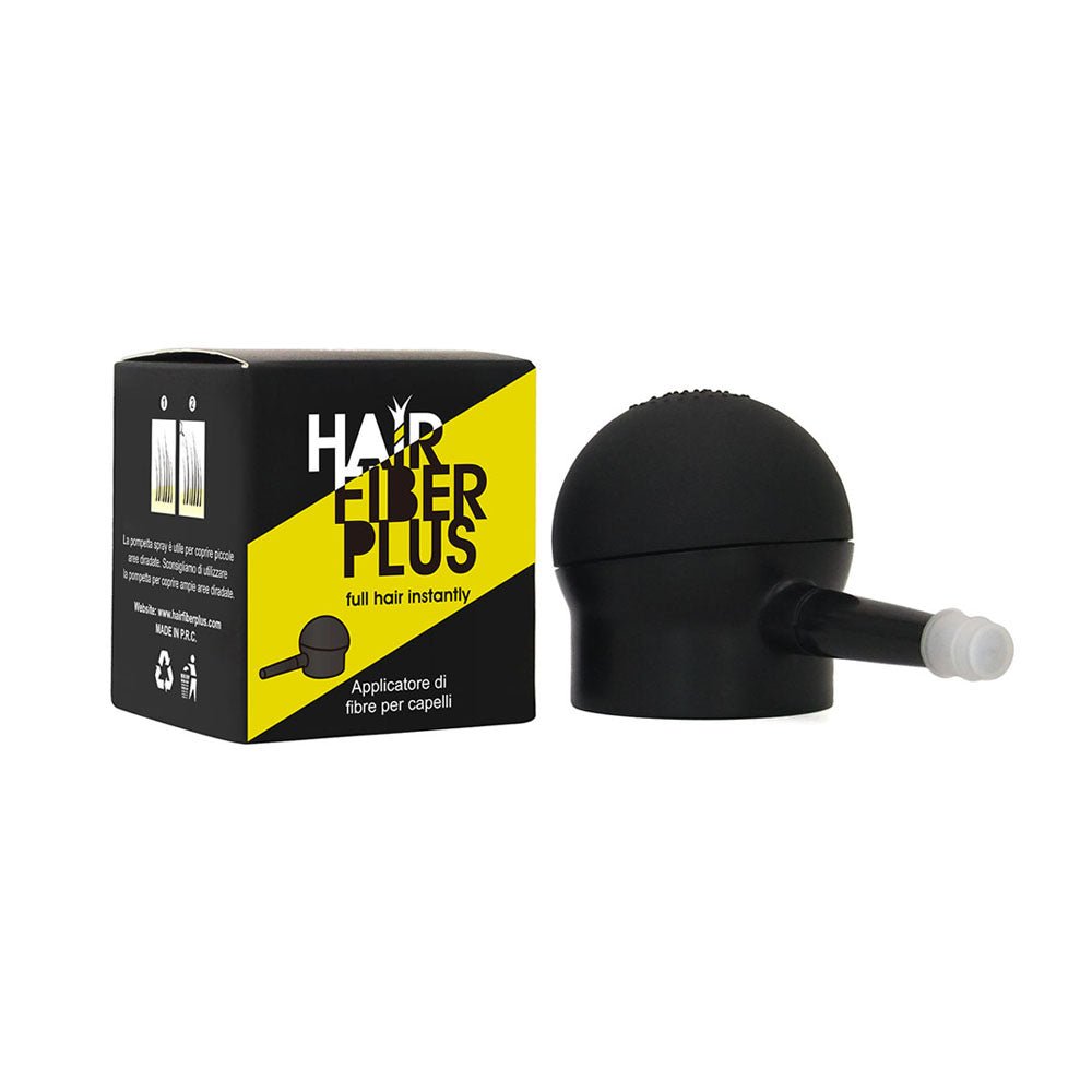 FullKit Fibre 27.5gr + Spruzzino precisione + Fissante Spray | Nero - HairFiberPlus