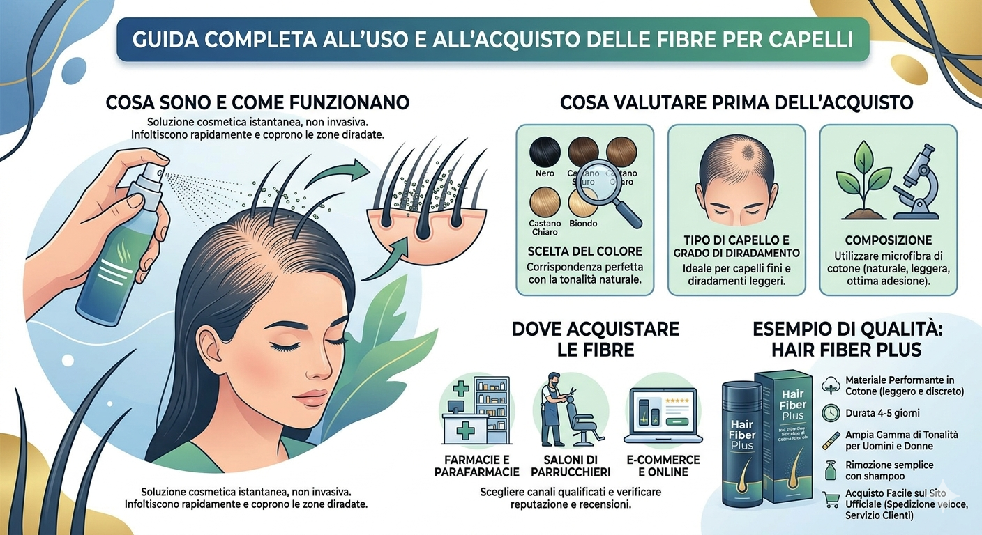Dove si comprano le fibre per capelli e come scegliere bene