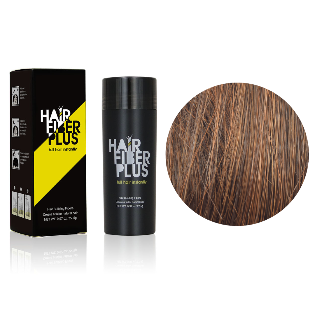 Baldness cover fibers 27.5gr | Medium Brown | 60 Days of Applications