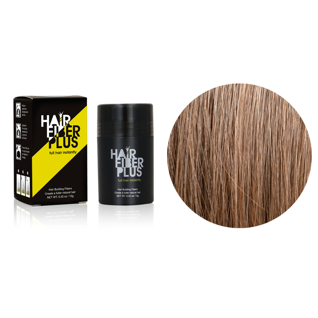 Baldness cover fibers 12gr | Light Brown | 30 Days of Applications