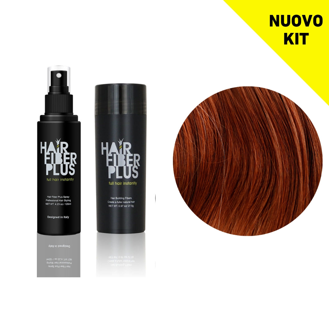 Kit Fibre 27.5gr + Fissante Spray | Castano Dorato